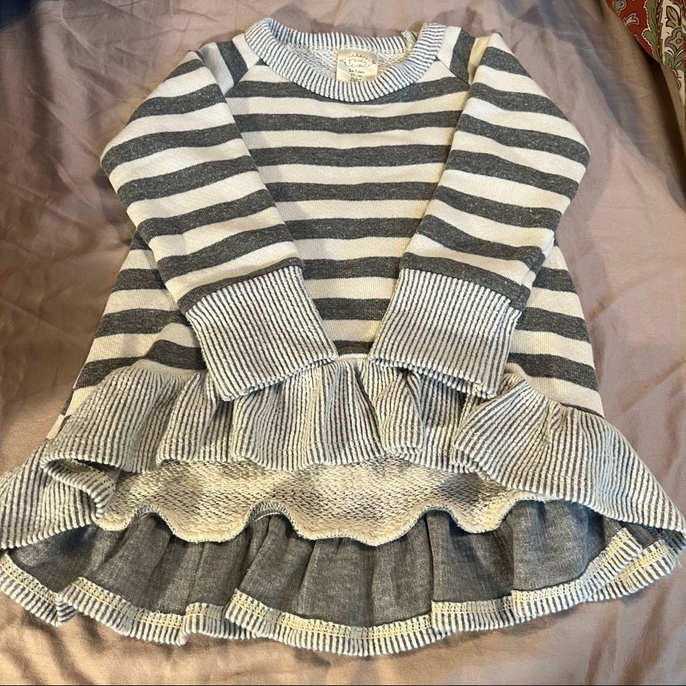 VGUC Persnickety Hi Lo Peplum Bird Sweater, 3 years